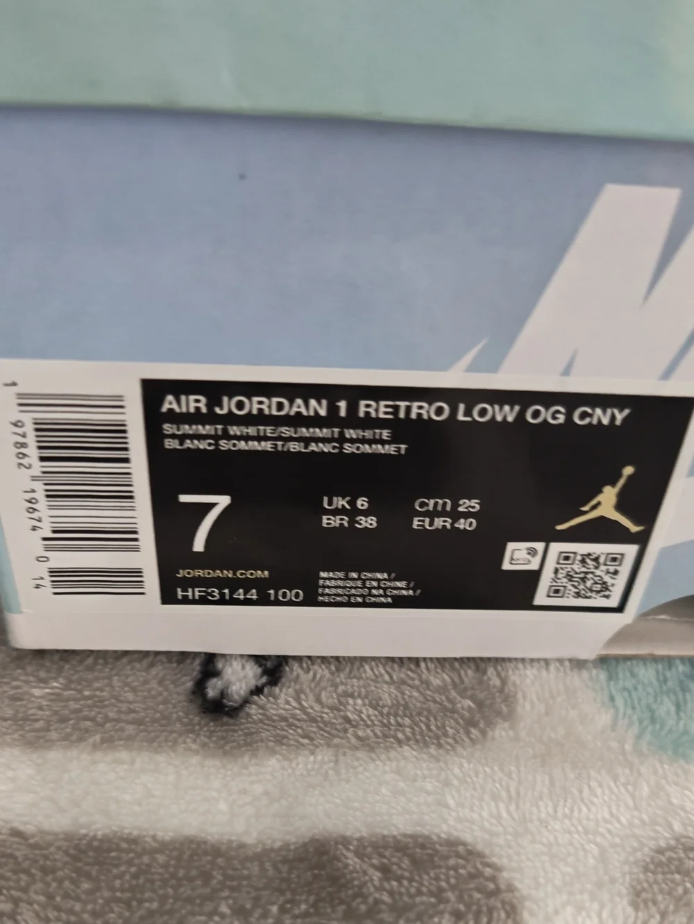 Nike Air Jordan 1 Retro Low OG CNY Men's Size 7
